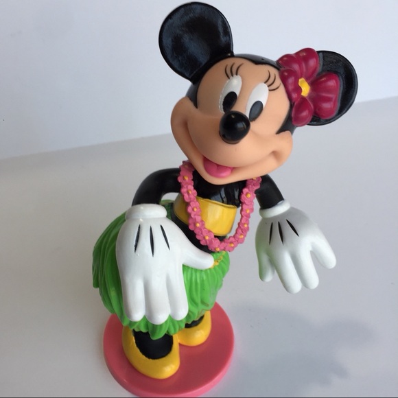Minnie Mouse Hula Dance Bobble Figure - Picture 1 of 11